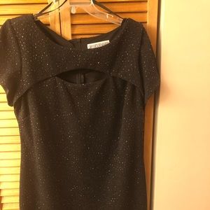 Black sparkling dress